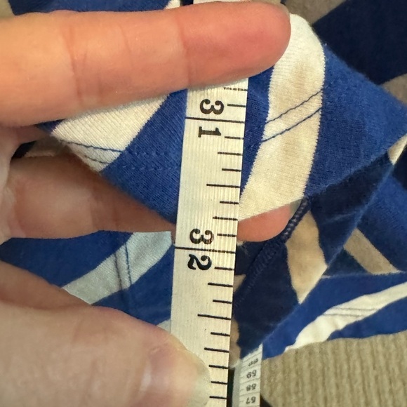 Lauren Ralph Lauren size XS cotton and stretch royal blue and white dress - Picture 6 of 8